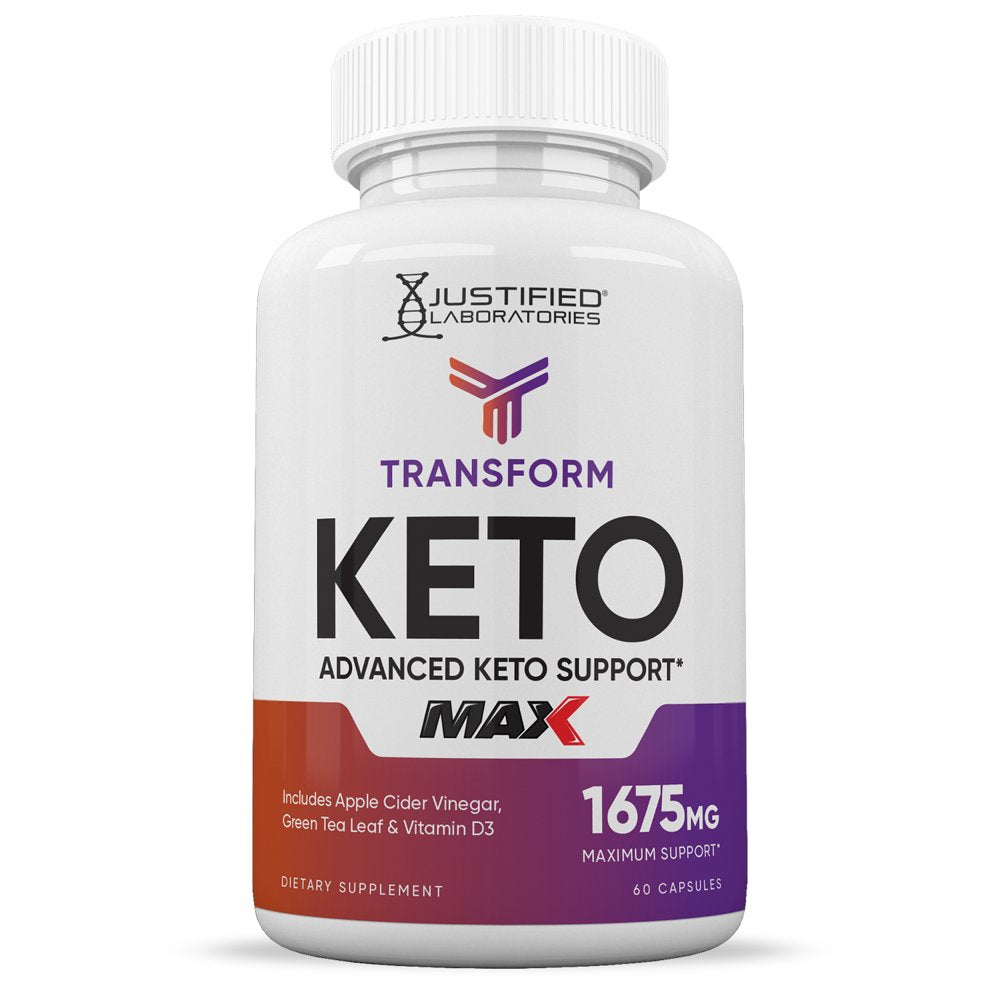 (2 Pack) Transform Keto ACV MAX Pills 1675Mg Alternative to Gummies Dietary Supplement 120 Capsules