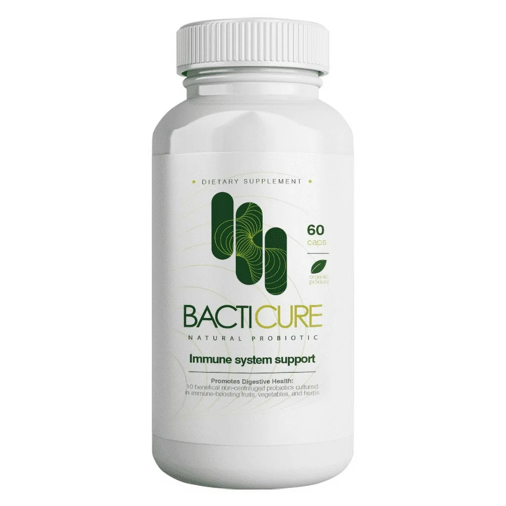 3 Bottles Bacticure Original Probitico Natural Probiotic