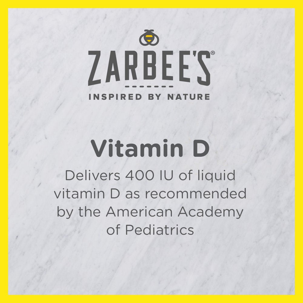 Zarbee'S Baby Vitamin D Supplement, 0.47 Fl. Ounces (1 Box)