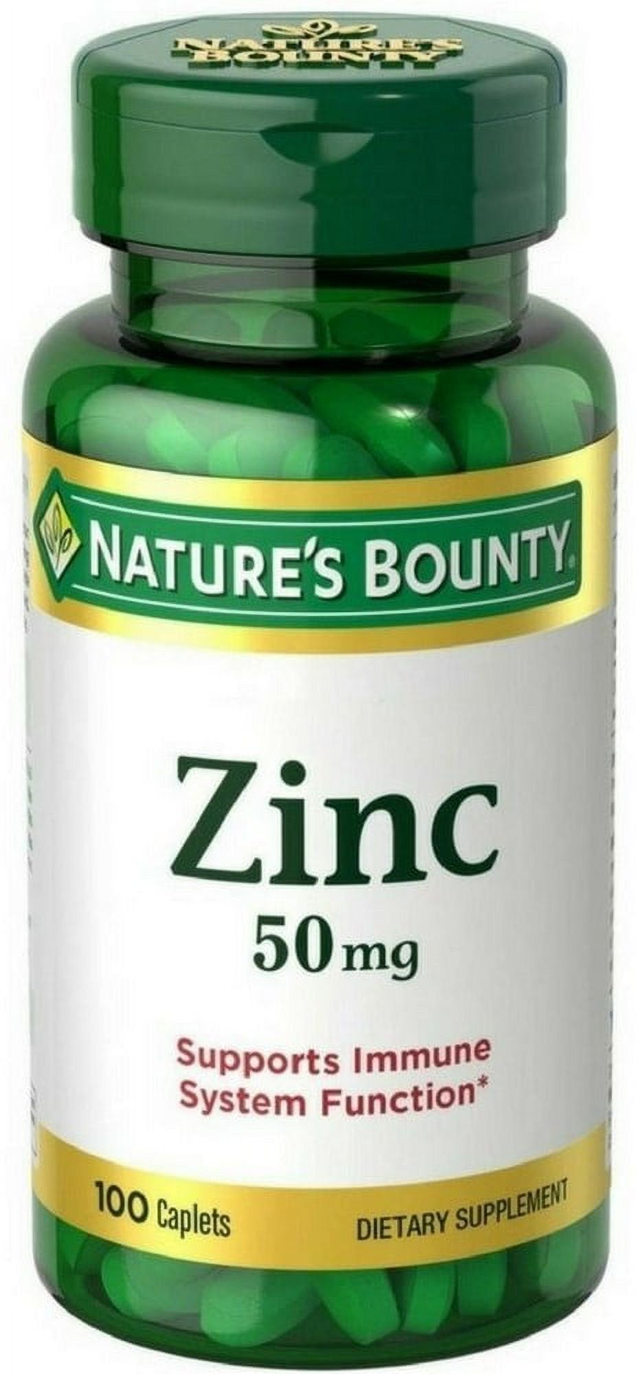 Nature'S Bounty Zinc 50 Mg Caplets 100 Ea