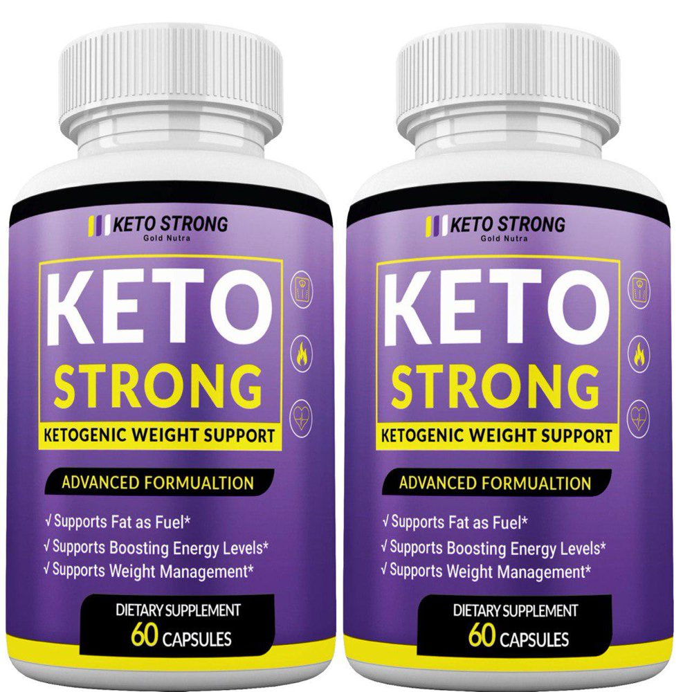 (2 Pack) Official Keto Strong Pills, 2022 Formula, Dietary Supplement