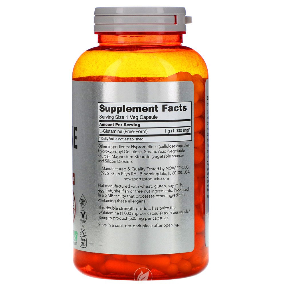 NOW Sports L-Glutamine 1000Mg 240 Vcaps