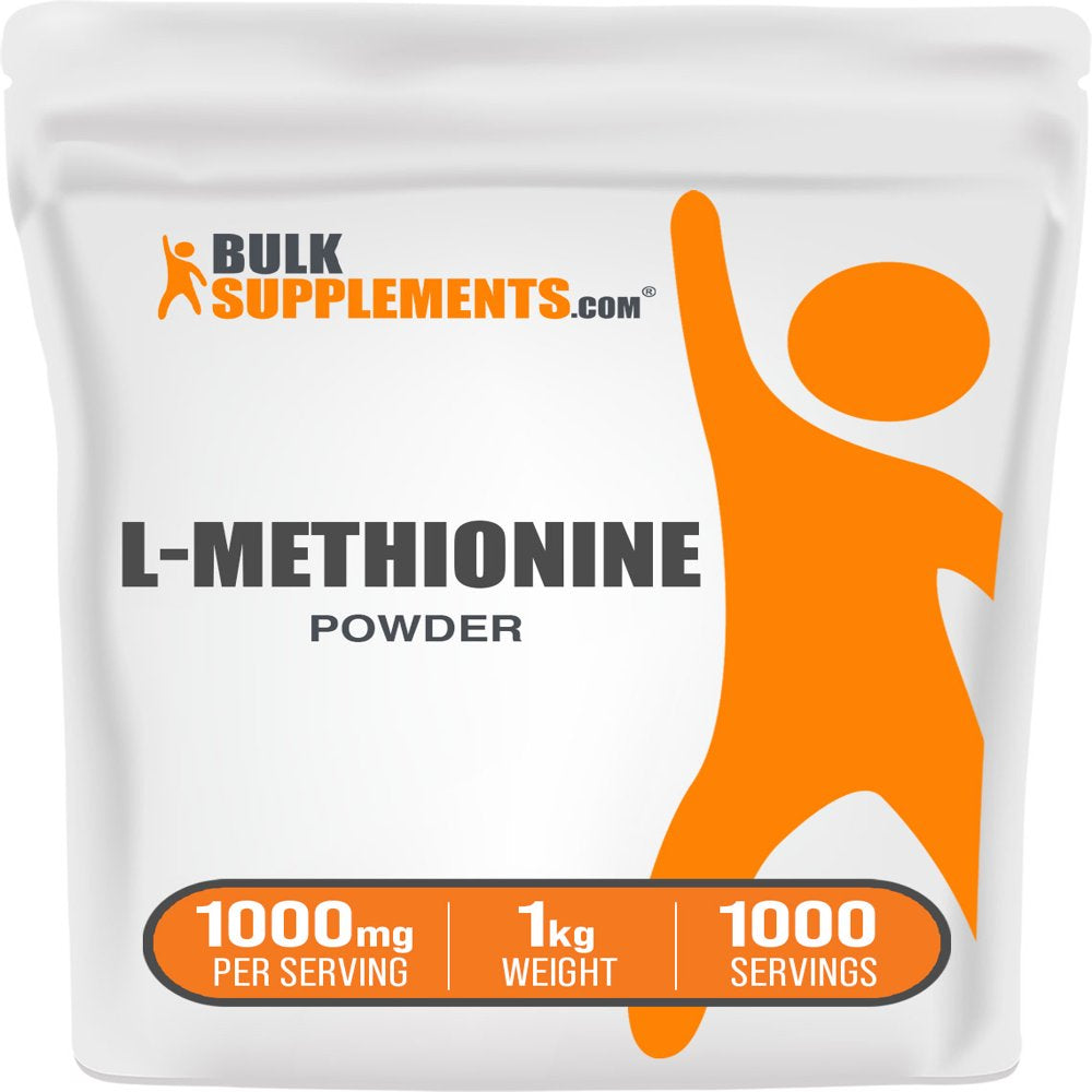 Bulksupplements.Com L-Methionine Powder, 1000Mg - Kidney & Liver Support (1KG - 1000 Servings)