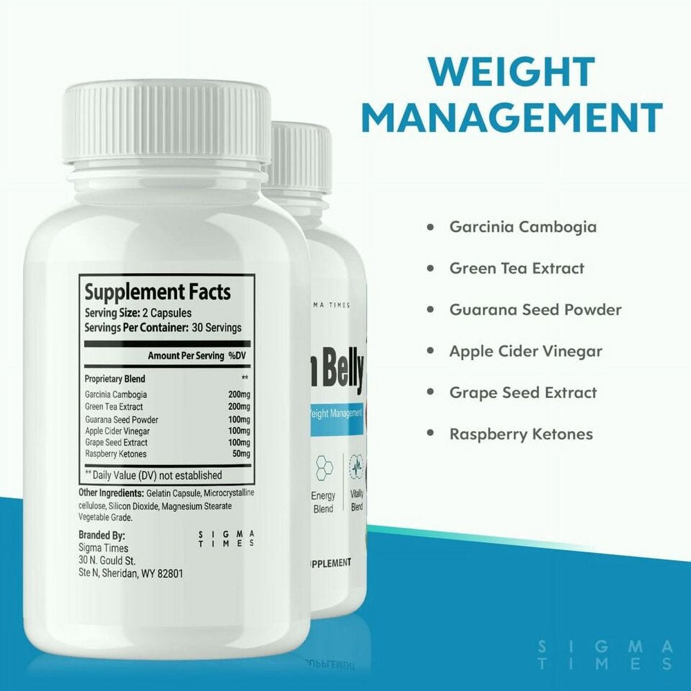 Lean Belly Juice Weight Loss, Appetite Control Supplement Pill 60 Capsules