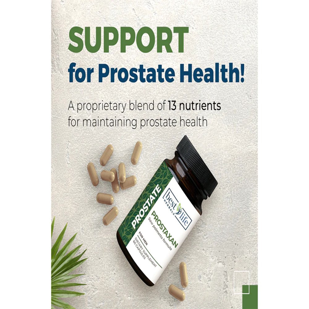 Prostaxan Saw Palmetto Supplement for Men’S Prostate and Bladder Health - 1 Bottle