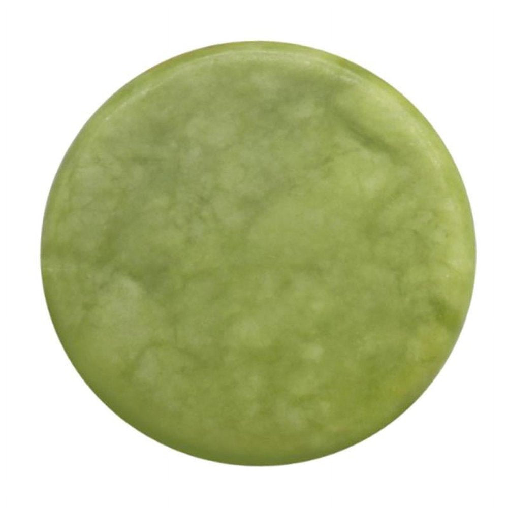 Round Jade Green Massage Stone Professional Facial Neck