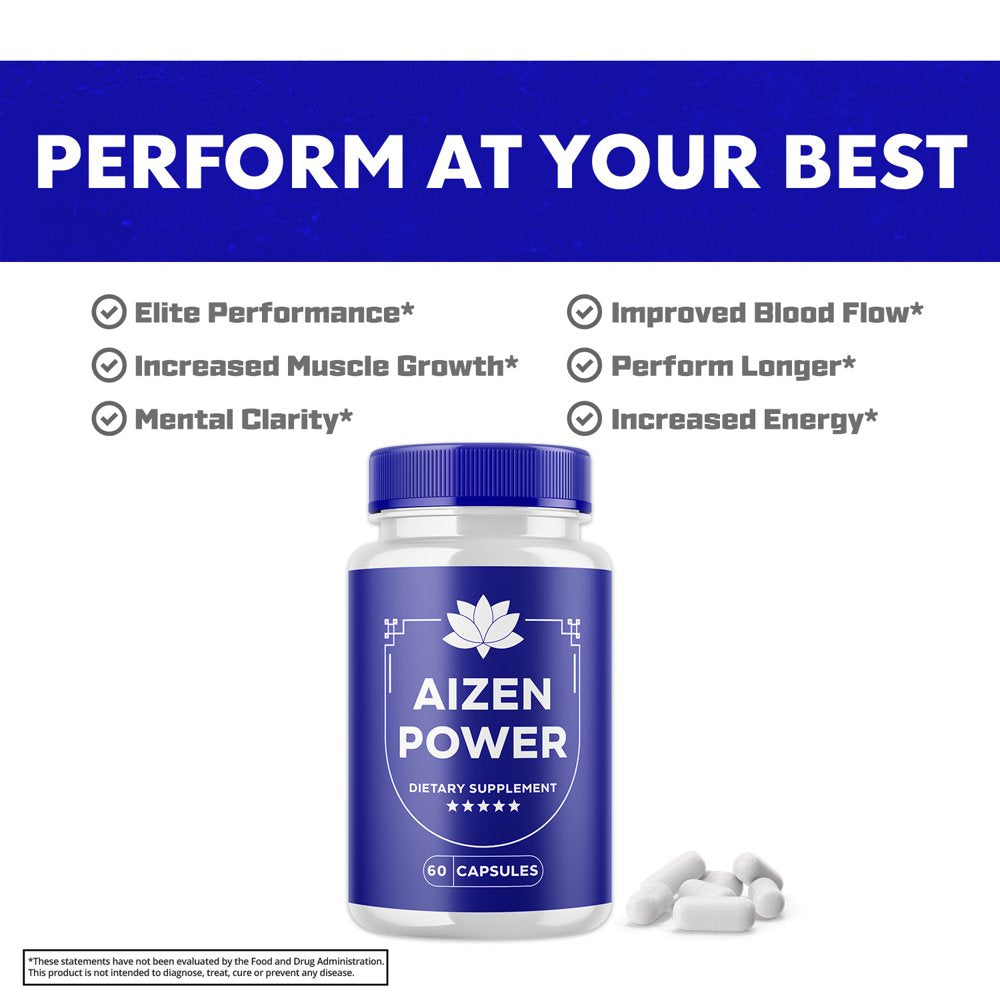 (1 Pack) Aizen Power - Dietary Supplement - 60 Capsules