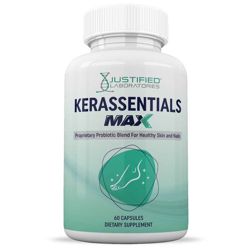 (5 Pack) Kerassentials Max 40 Billion CFU Probiotic Nail Support 300 Capsules