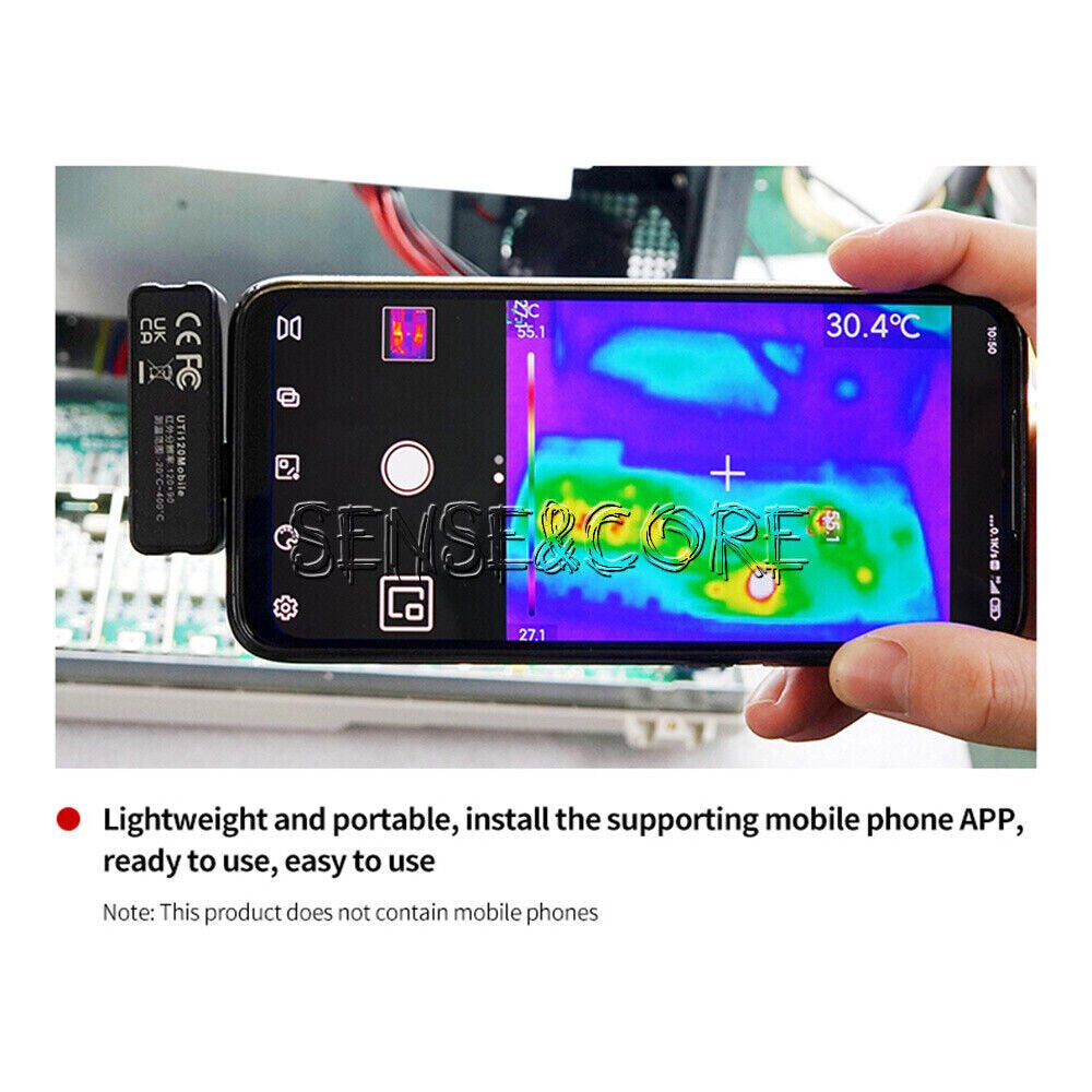 Uti120 Thermal Imager Infrared Thermal Imaging Camera for Adroid IOS Smart Phone