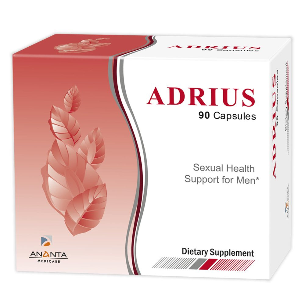 ADRIUS Ananta Medicare Limited Health Support for Men Dietary Supplement - 90 Capsules