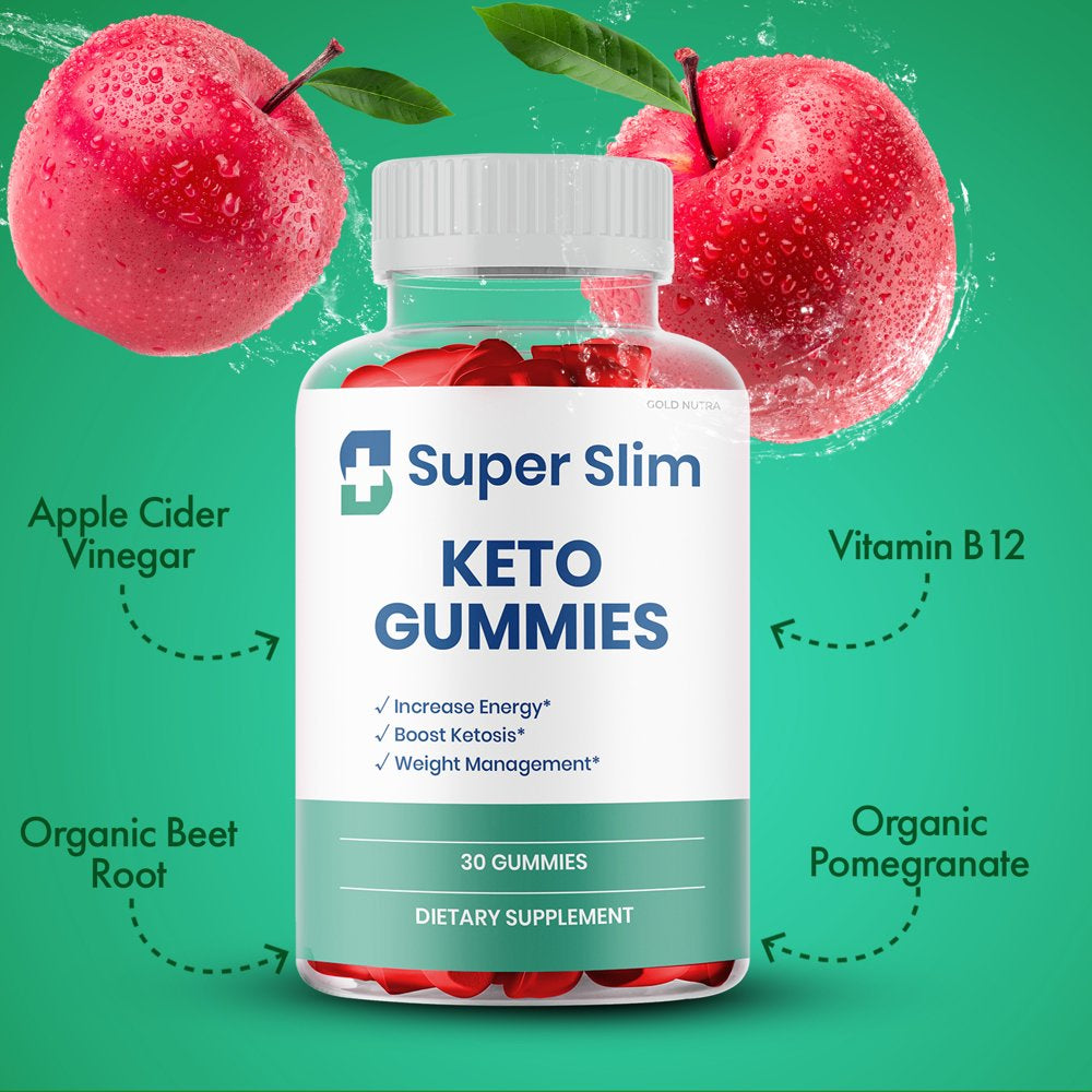 Super Slim Keto Gummies, Official Maximum Strength Apple Cider Vinegar 5 Month Supply (5 Pack)