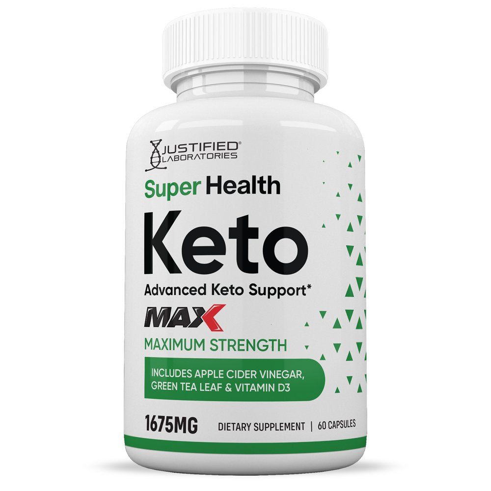 (5 Pack) Super Health Keto ACV MAX Pills 1675Mg Alternative to Gummies Dietary Supplement 300 Capsules