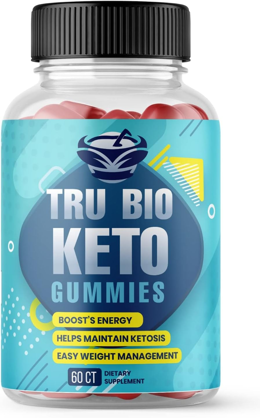 Zonata Tru Bio Keto Gummies, Trubio ACV Gummies, 60 Gummies (Pack of 1)