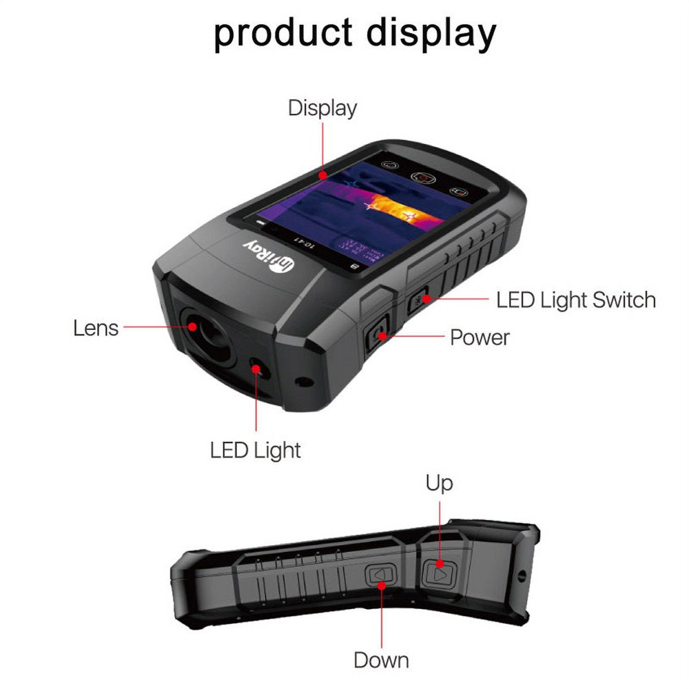 Infiray Infrared Thermal Imager Xview Handheld Industrial PCB Circuit Floor Heating Pipe Detection Thermal Imaging Camera