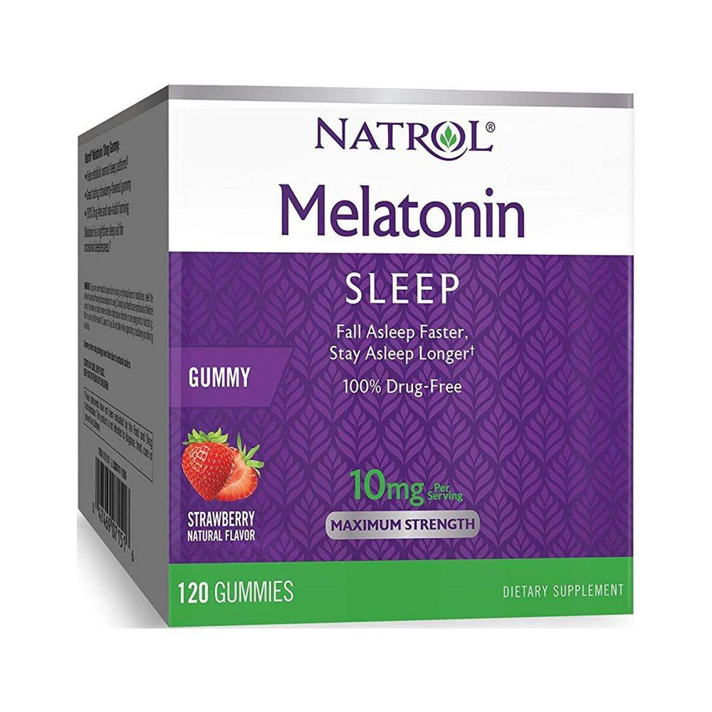 Natrol Melatonin Gummy, 10 Mg, 120 Count