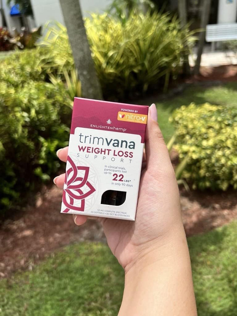 Trimvana (60-Count) | Powered by Nitro-V | Hemp-Derived Weight Loss Product | Appetite Suppressant and Reduction | All Natural | Stimulant Free