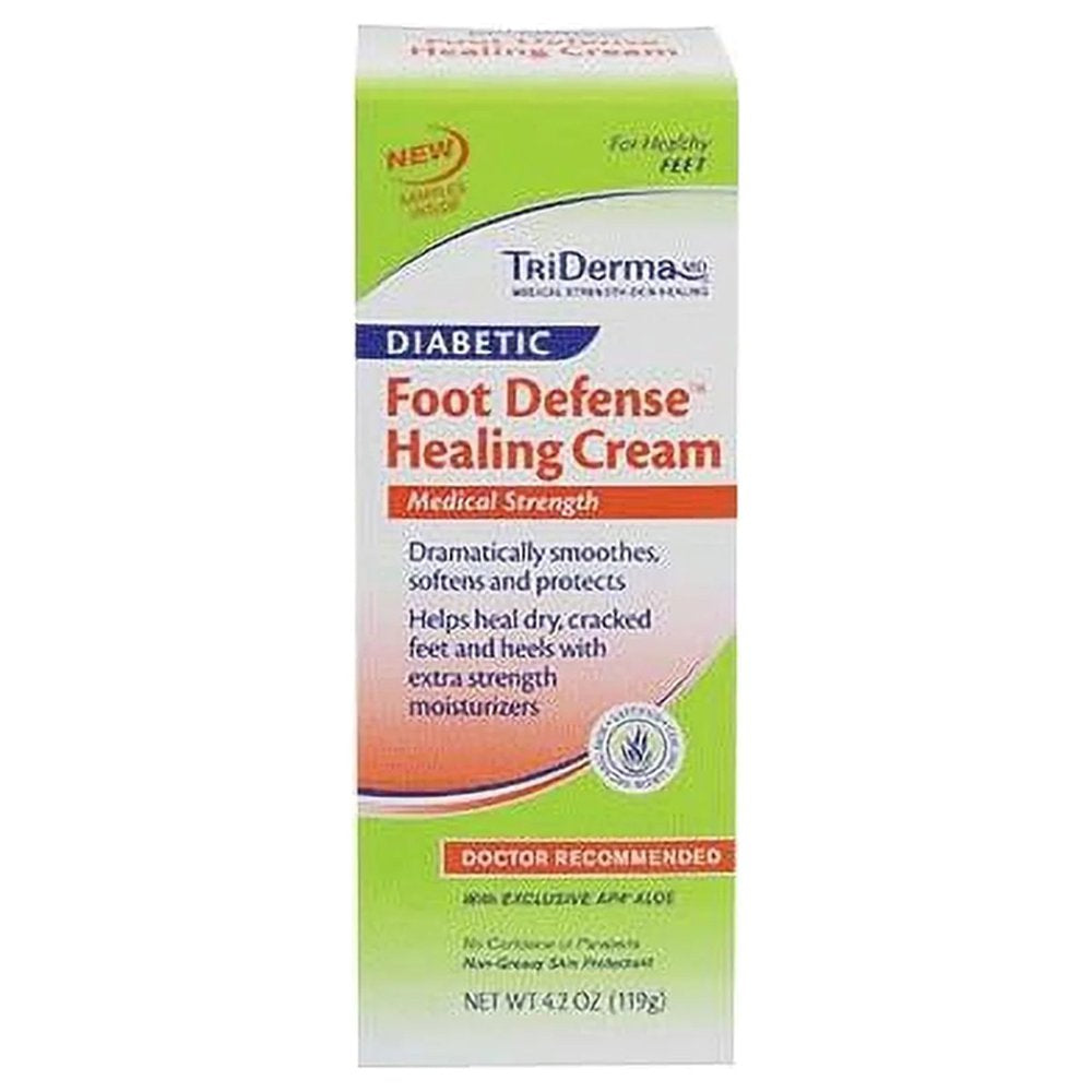 Triderma Diabetic Foot Defense Healing Cream, 4.2 Oz. Part No. 64425 (1/Ea)