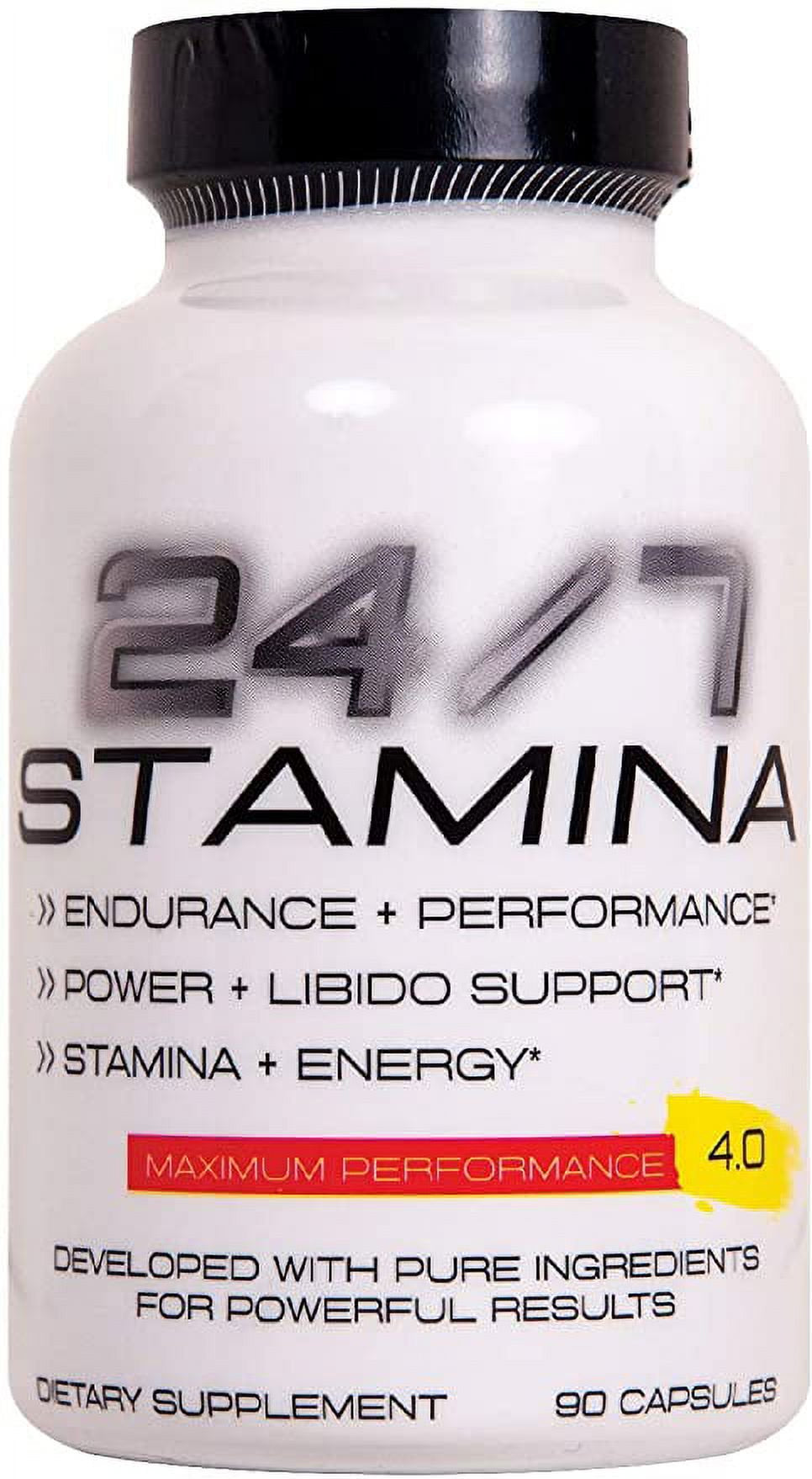 24/7 Stamina - All-Natural Energy Supplement- Endurance Booster - Energy Booster 90 Count Pentlab Made in USA