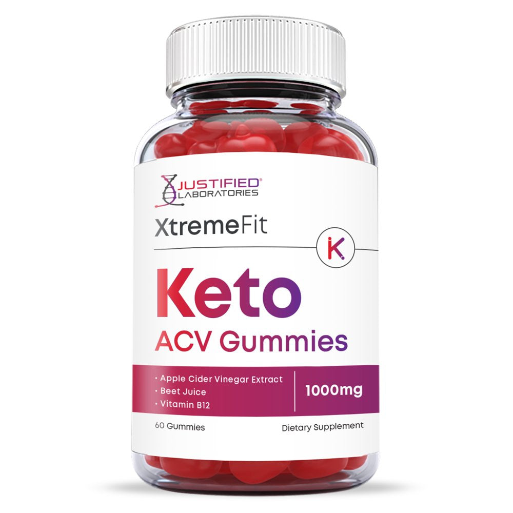 (5 Pack) Xtreme Fit Keto ACV Gummies 1000MG Dietary Supplement 300 Gummys