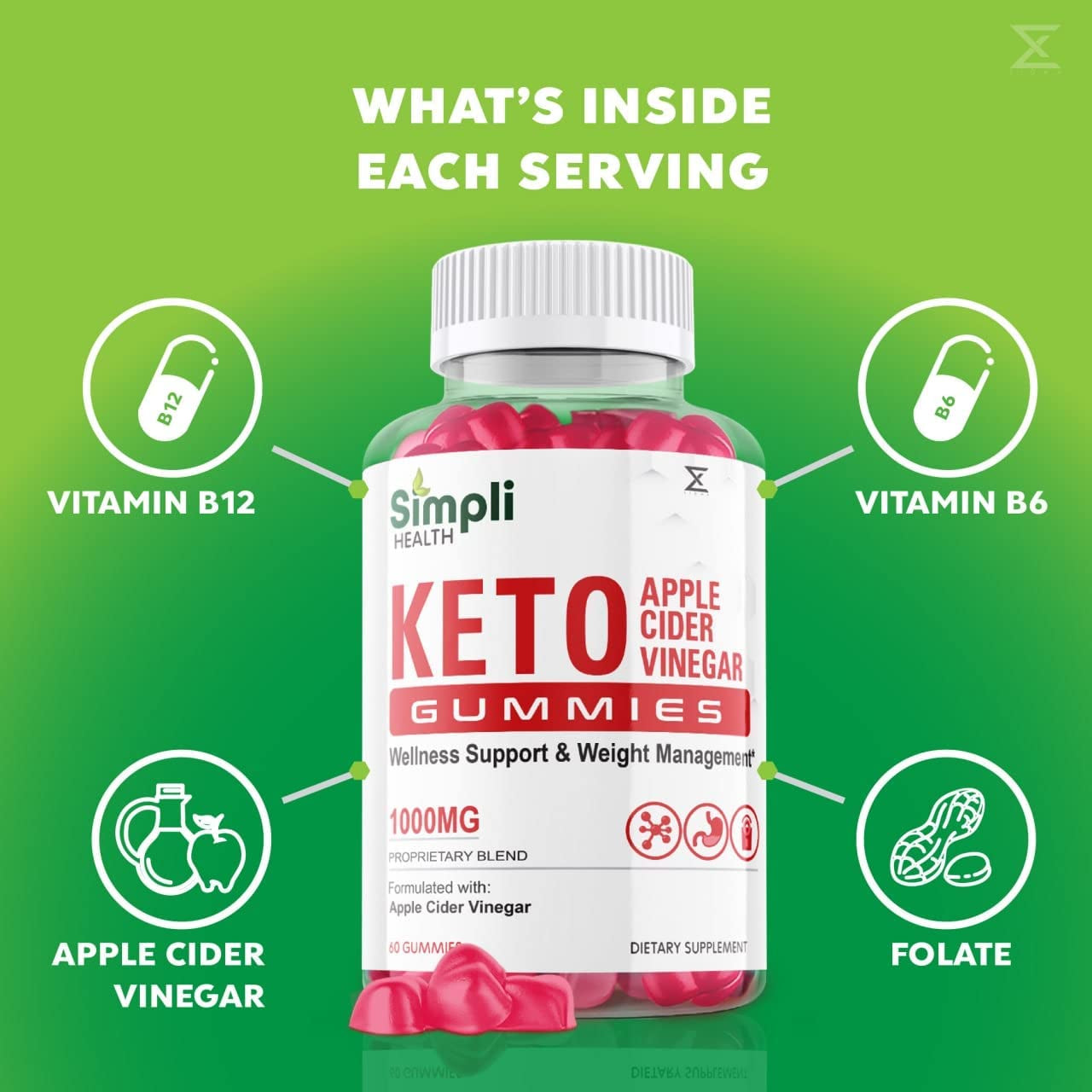 (2 Pack) ACV Ketosis Simpli Health, Simpli ACV Ketosis Gummies, Simpli ACV Ketosis AVC ACVT Ket Gummies, Simpli ACV Kato Simplihealth ACV Kero Gummies, Simply AC plus ACT Acc Gummis (120 Gummies)