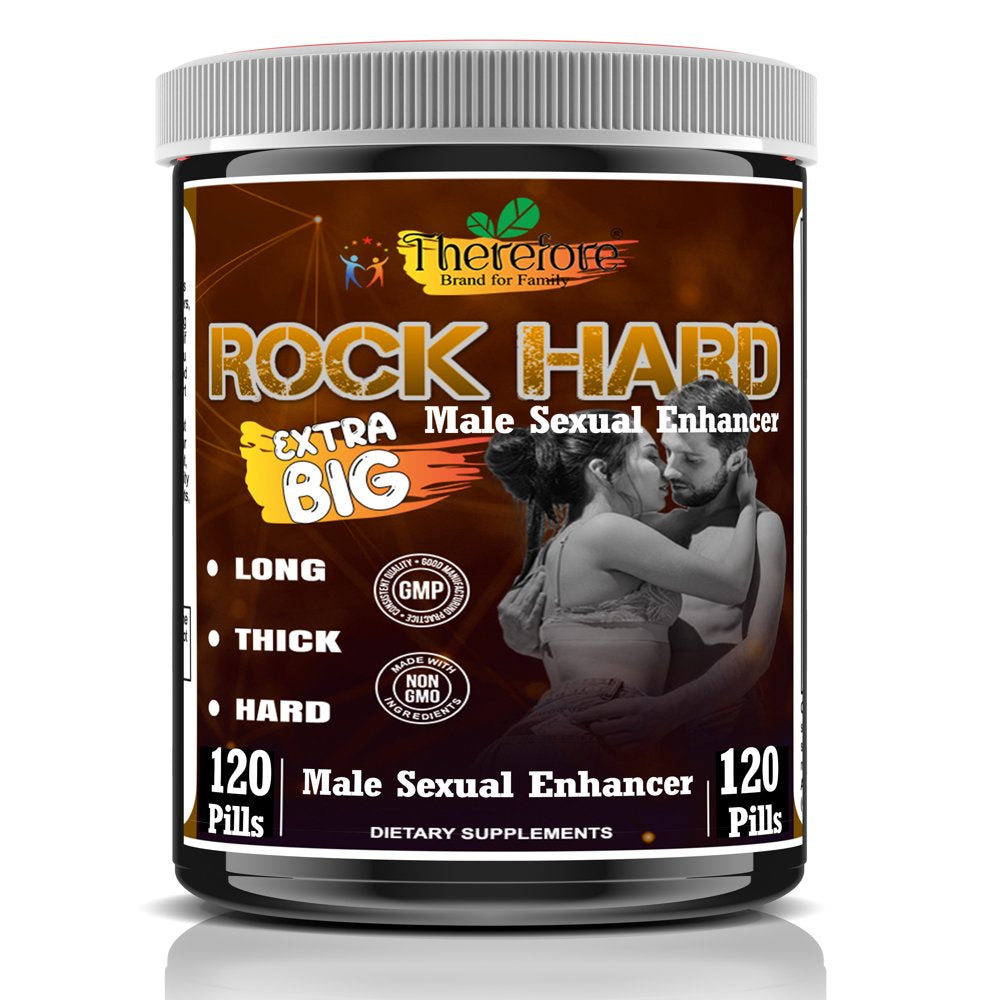 RH Male Testosterone Boosters, Male Enhancing Vitamin Supplements 120 Pills by Therefore