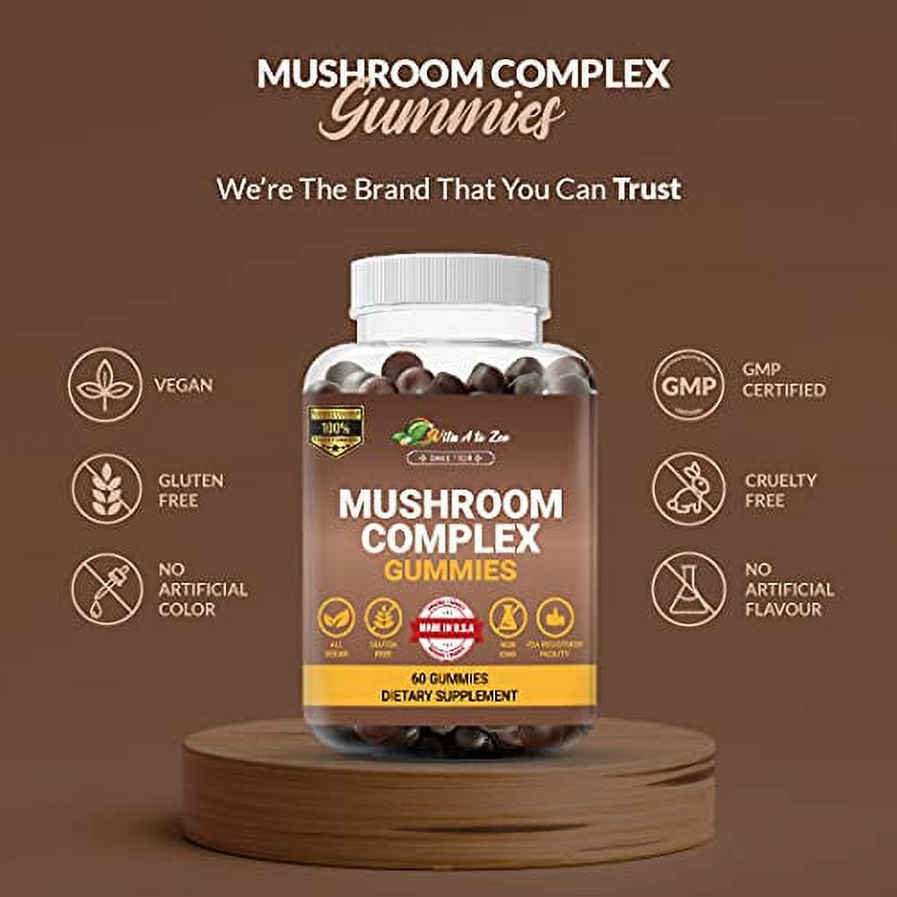 Vita a to Zee Mushroom Complex 60 Gummies