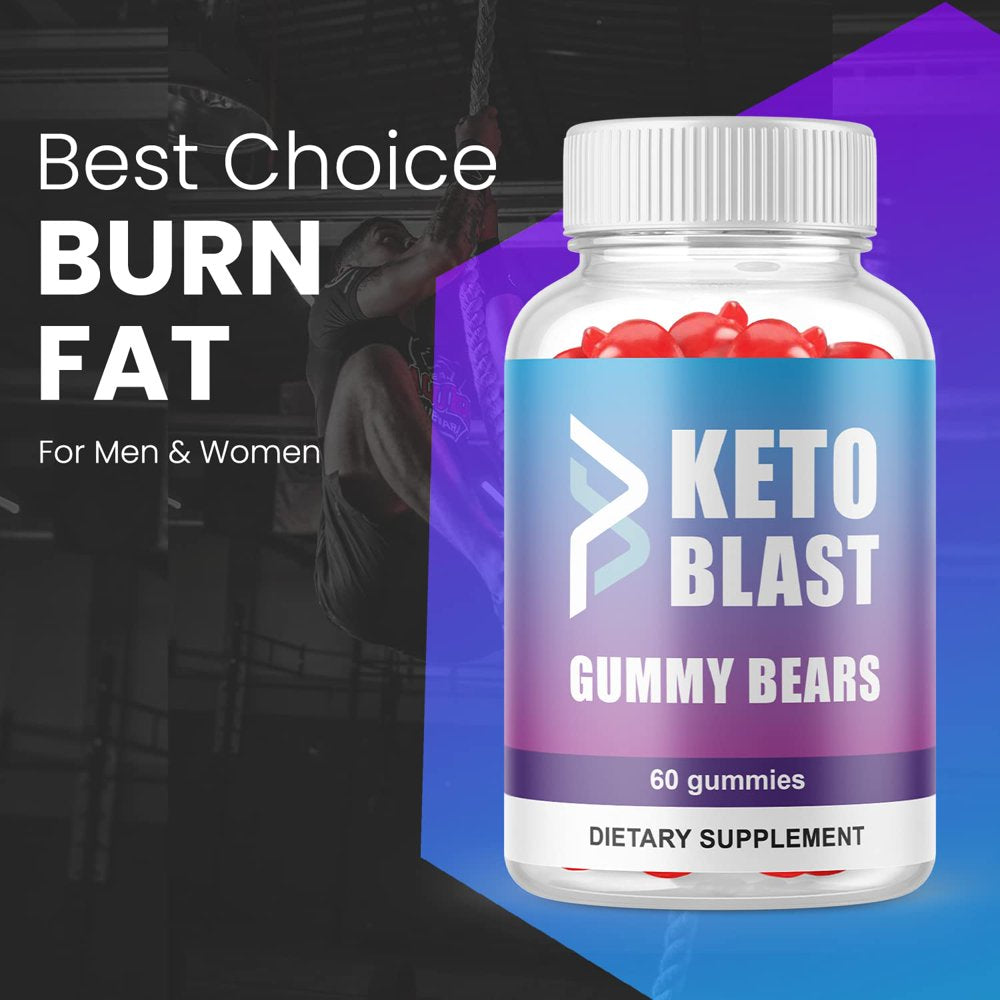 (5 Pack) Keto Blast Gummies - Supplement for Weight Loss - Energy & Focus Boosting Dietary Supplements for Weight Management & Metabolism - Fat Burn - 300 Gummies