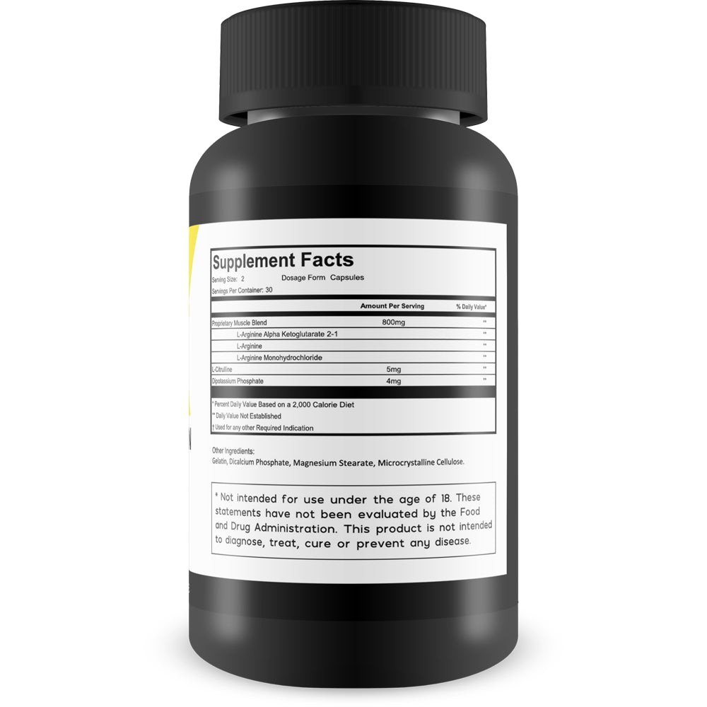 KSX Expansion - Muscle Expansion & N02 Muscle Growth Formula - Enhance Bloodflow - Preactivity/Preworkout Performance - Improve Nutrient Delivery - L-Arginine Supplement - Ksx Male Supplement