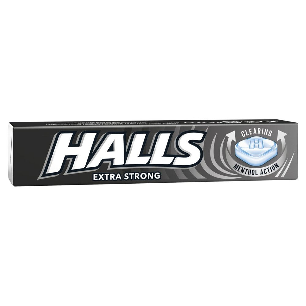 Halls Extra Strong Menthol Action Lozenges 33.5G (Pack of 20)