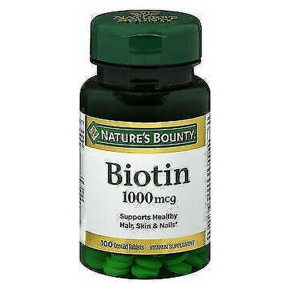 Nature'S Bounty High-Potency Biotin Water-Based Vitamin, 100Ct, 4-Pack