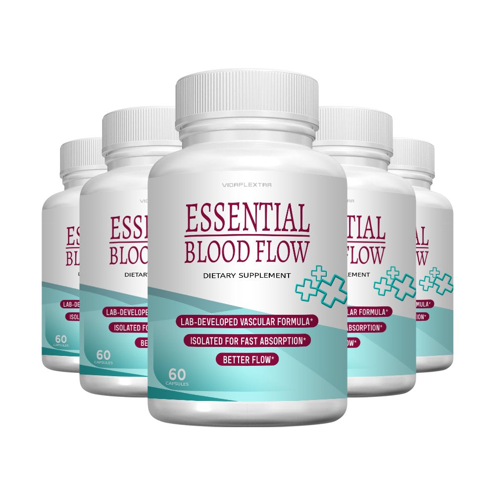 (5 Pack) Essential Blood Flow Capsules - Essential Blood Flow Capsules