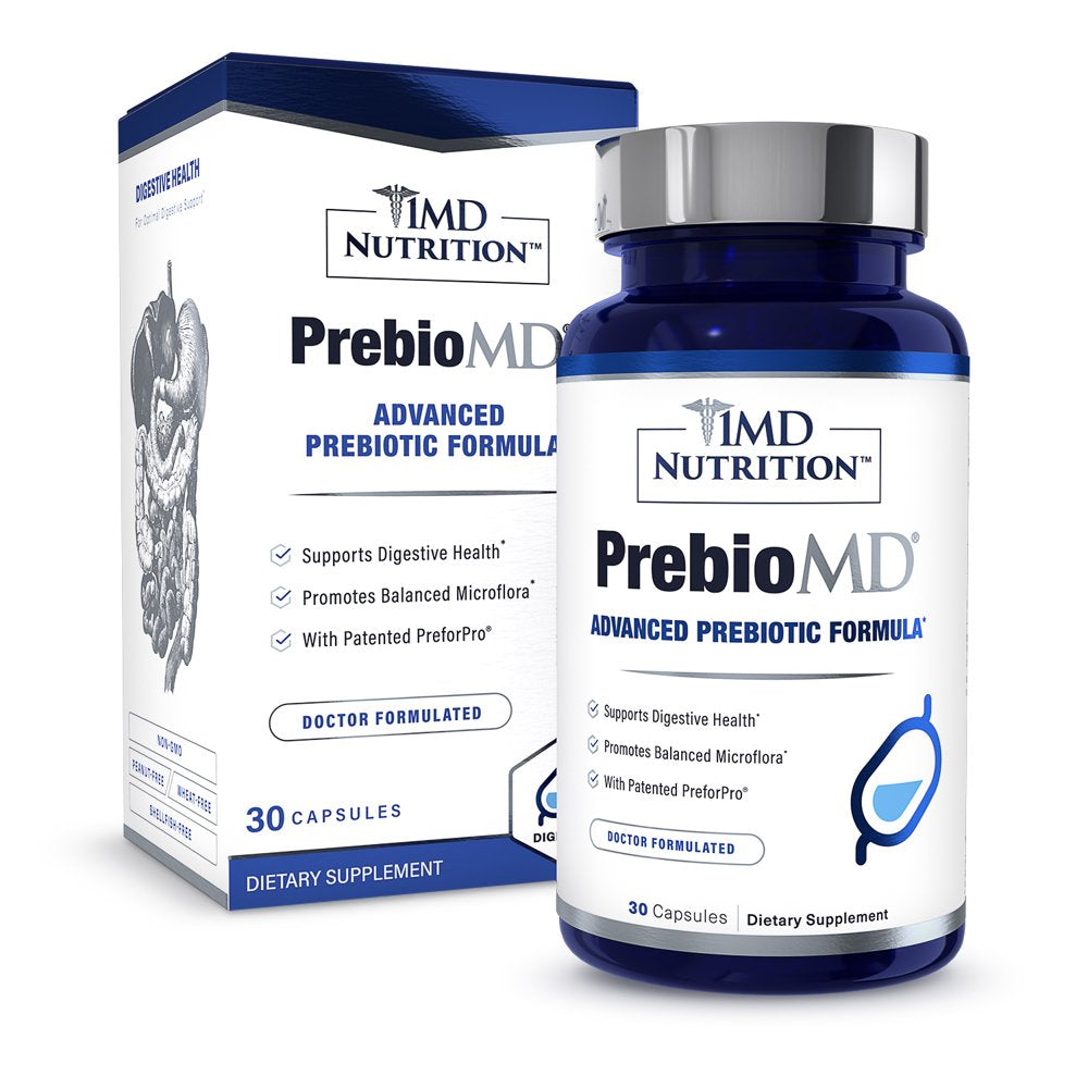 1MD Nutrition Prebiomd - Prebiotic with Preforpro® | Support Healthy Digestion and Beneficial Bacteria