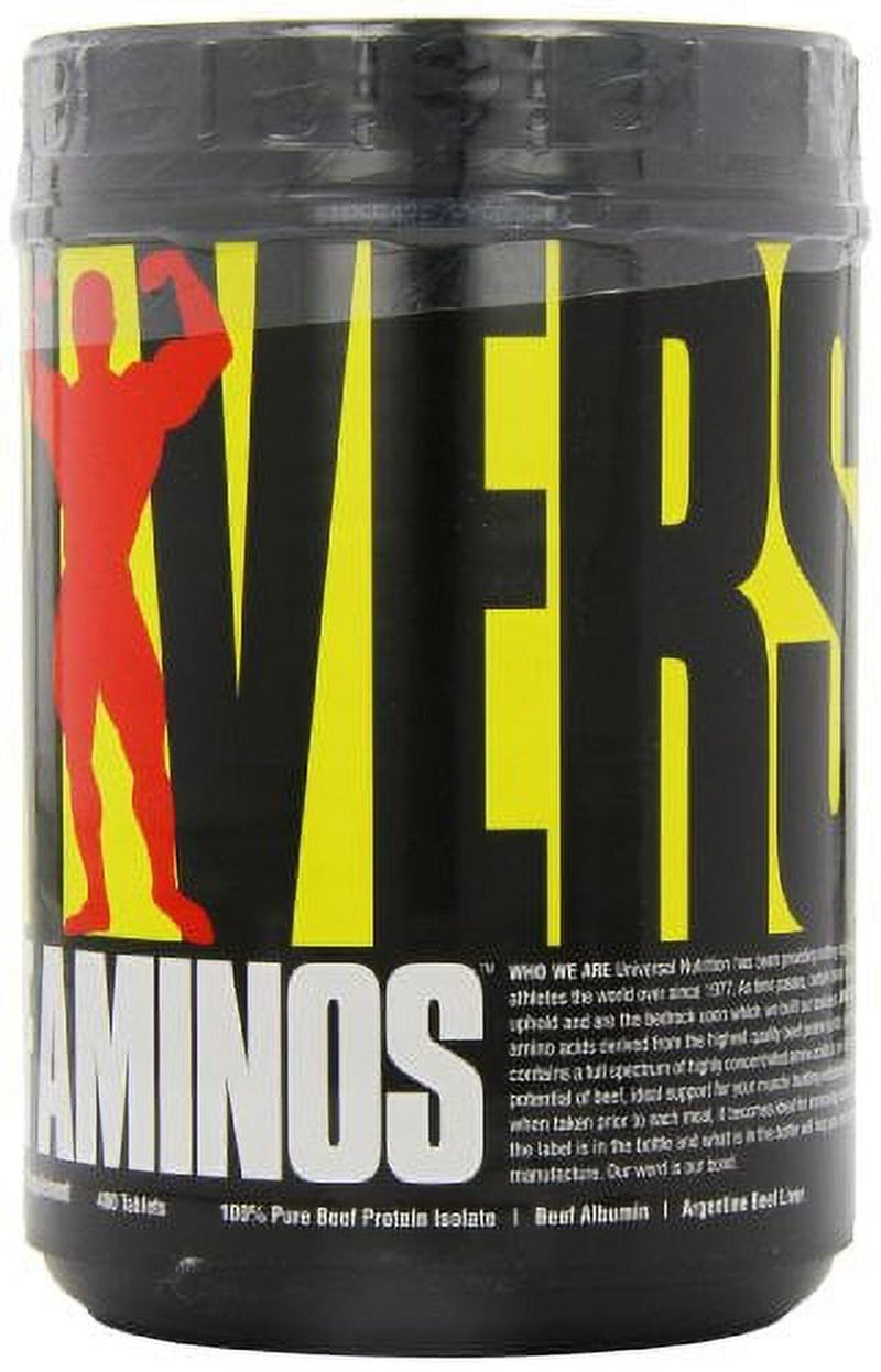 Universal Nutrition 100% Beef Aminos, 400 Tablets