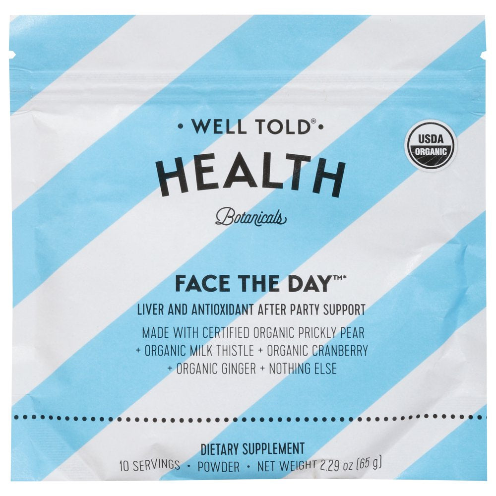 Well Told Health Face the Day Liver and Antioxidant after Party Support (10 Servings)