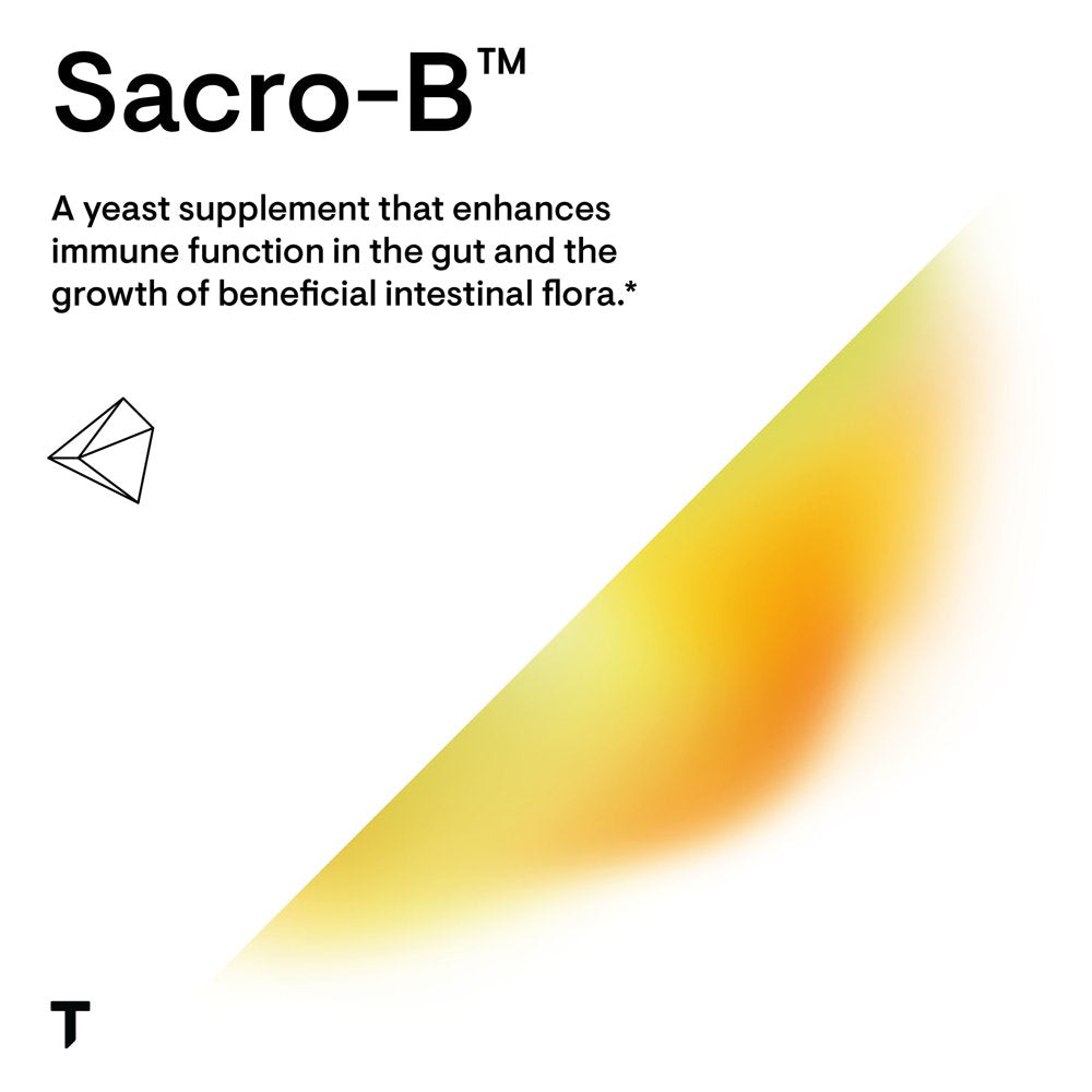 Thorne Sacro-B Probiotic, Support Gut Health, Immune Function & Constipation Relief Probiotics, Gluten-Free Health Support, 60 Capsules