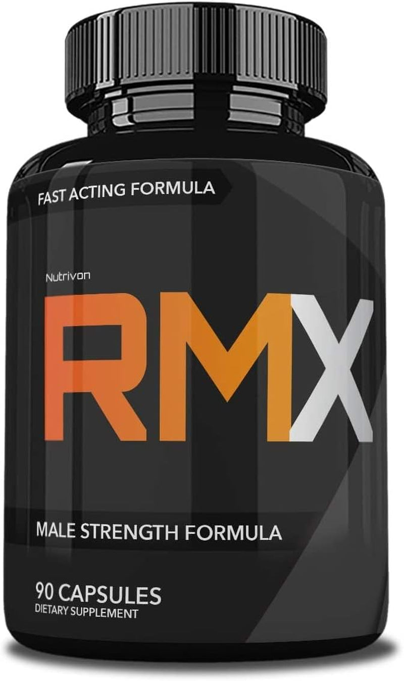 Lomilan RMX Male Strength Formula, RMX Pills for Men, 90 Count, 1 Month Supply