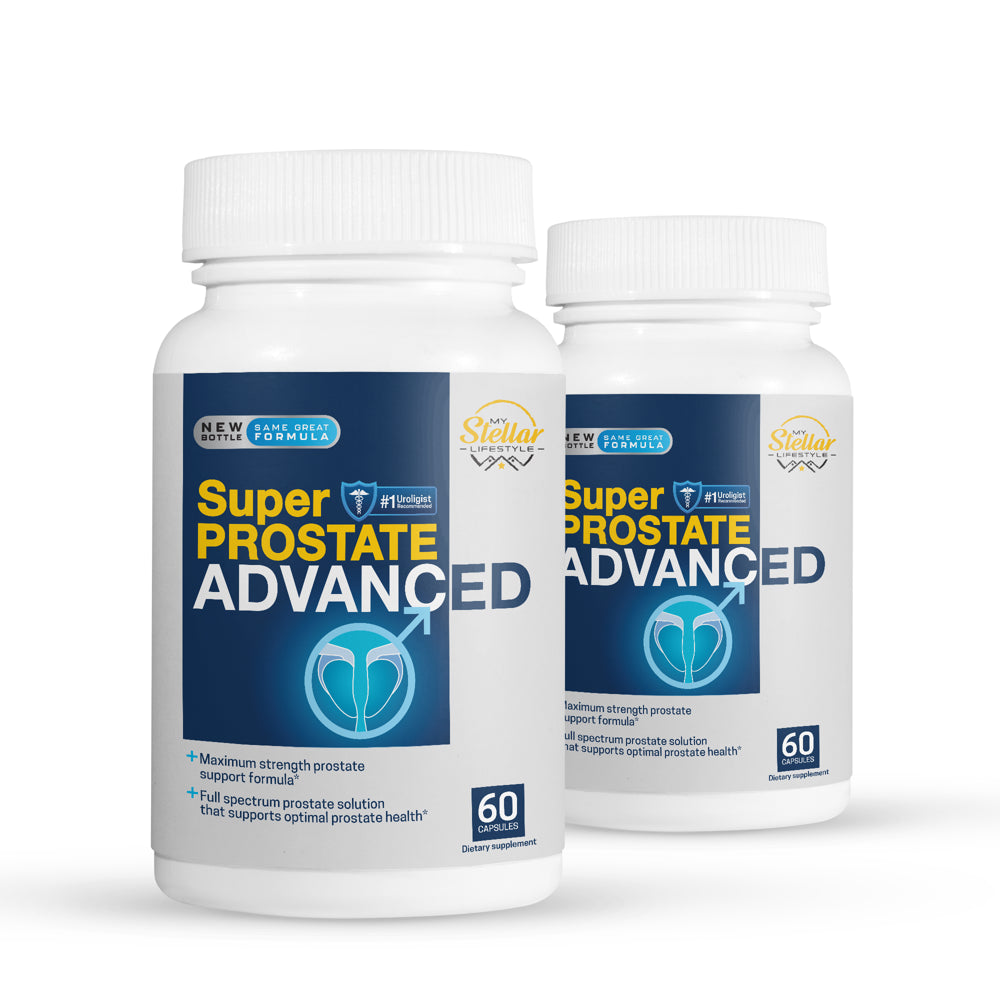 2 Pack Super Prostate Advanced, Maximum Strength Prostate Support-60 Capsules X2