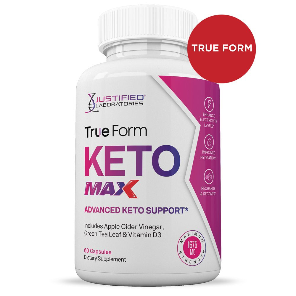 (10 Pack) True Form Keto ACV MAX Pills 1675Mg Alternative to Gummies Dietary Supplement 600 Capsules