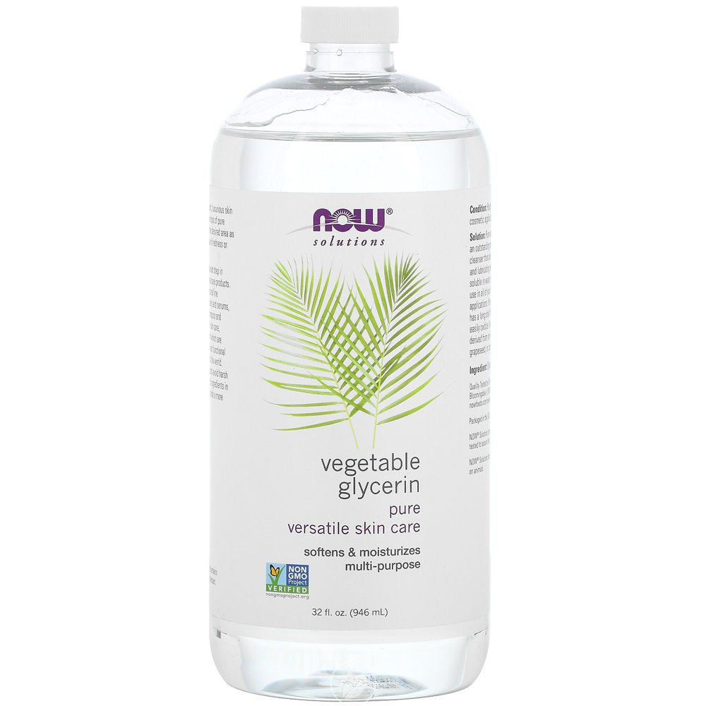 NOW Solutions Glycerin Vegetable 32 Oz