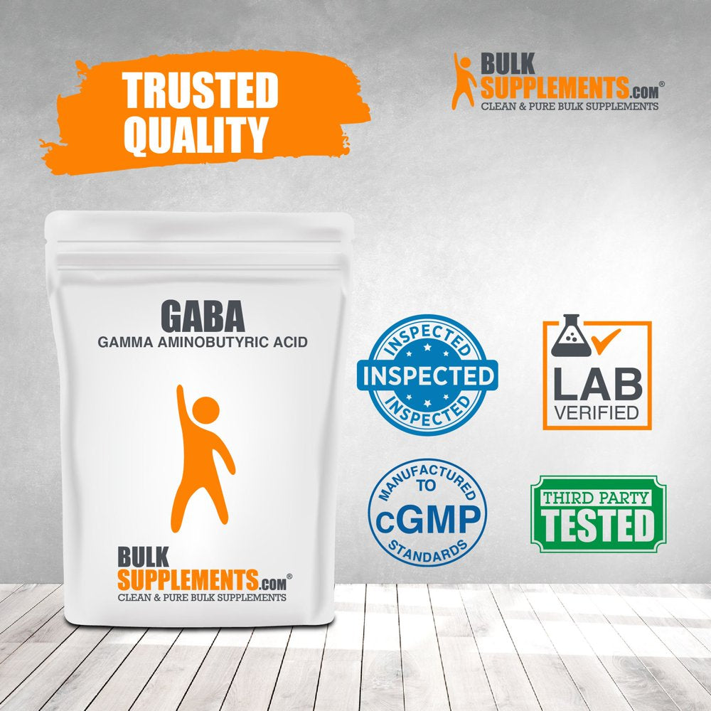 Bulksupplements.Com GABA (Gamma Aminobutyric Acid) Powder - Sleep Supplement - GABA 750Mg - Focus Aid - Butyric Acid (1 Kilogram)