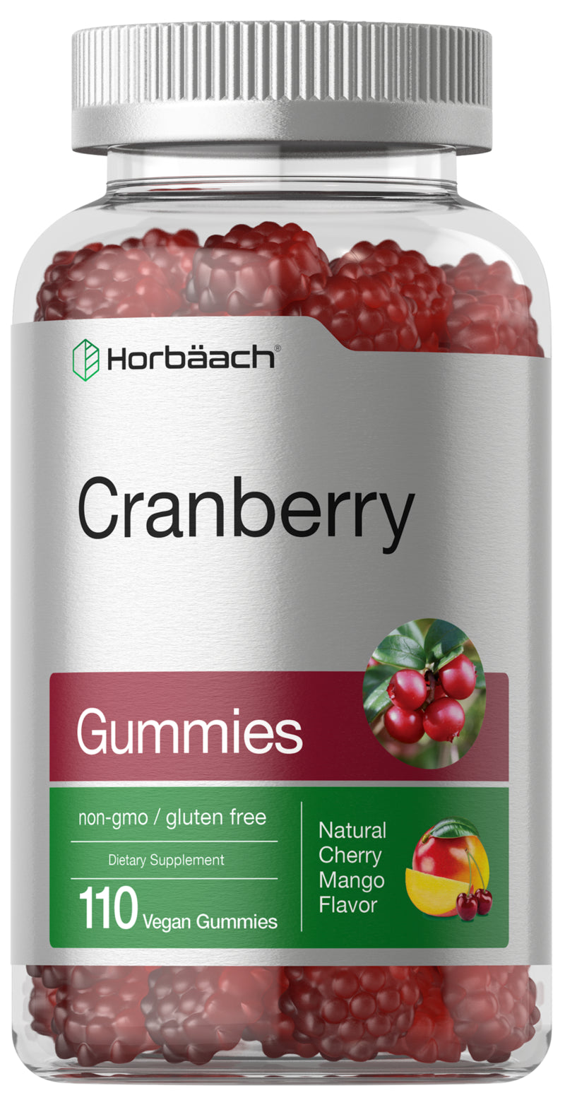 Cranberry Extract | 500Mg | 110 Gummies | Vegan Formula | by Horbaach