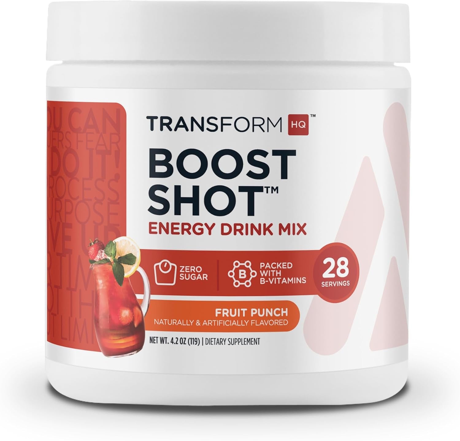 Transformhq Everyday Boost Shot 28 Servings (Fruit Punch) - Non-Gmo, Gluten-Free