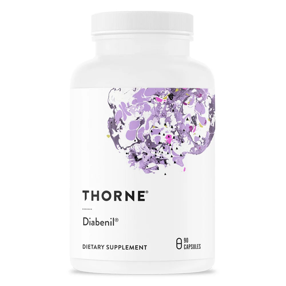 Thorne Diabenil, Support for Maintaining Health, with Chromium, ALA, and Quercetin Phytosome, 90 Capsules