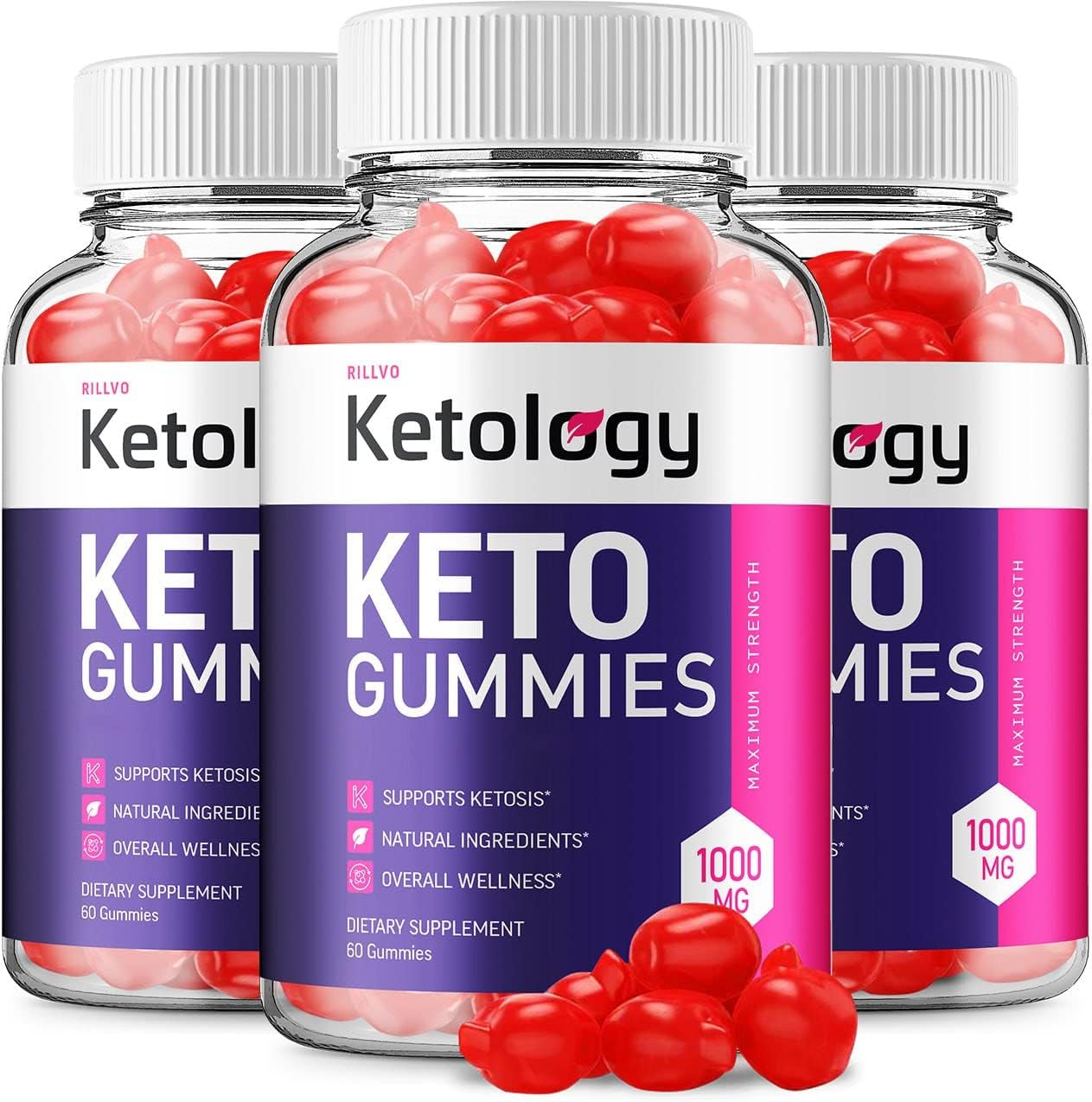 (3 Pack) Ketology ACV Gummies - Advanced Formula Ketology Keto Apple Cider Vinegar Gummies (180 Gummies)