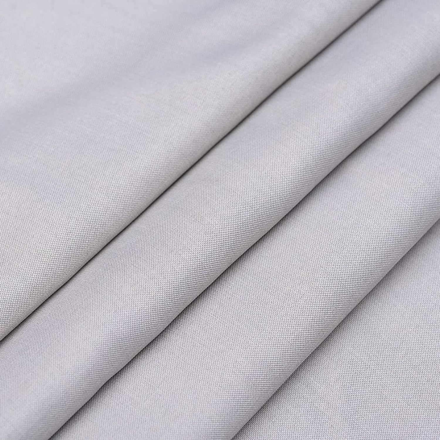 Wzglod EMF SHELTER Silver Fiber Radiation Protection Fabric,Mother and Baby Clothing Fiber Cloth Fabric Polyester Silver Twill Radiation Protection Fabric,Silver-4M