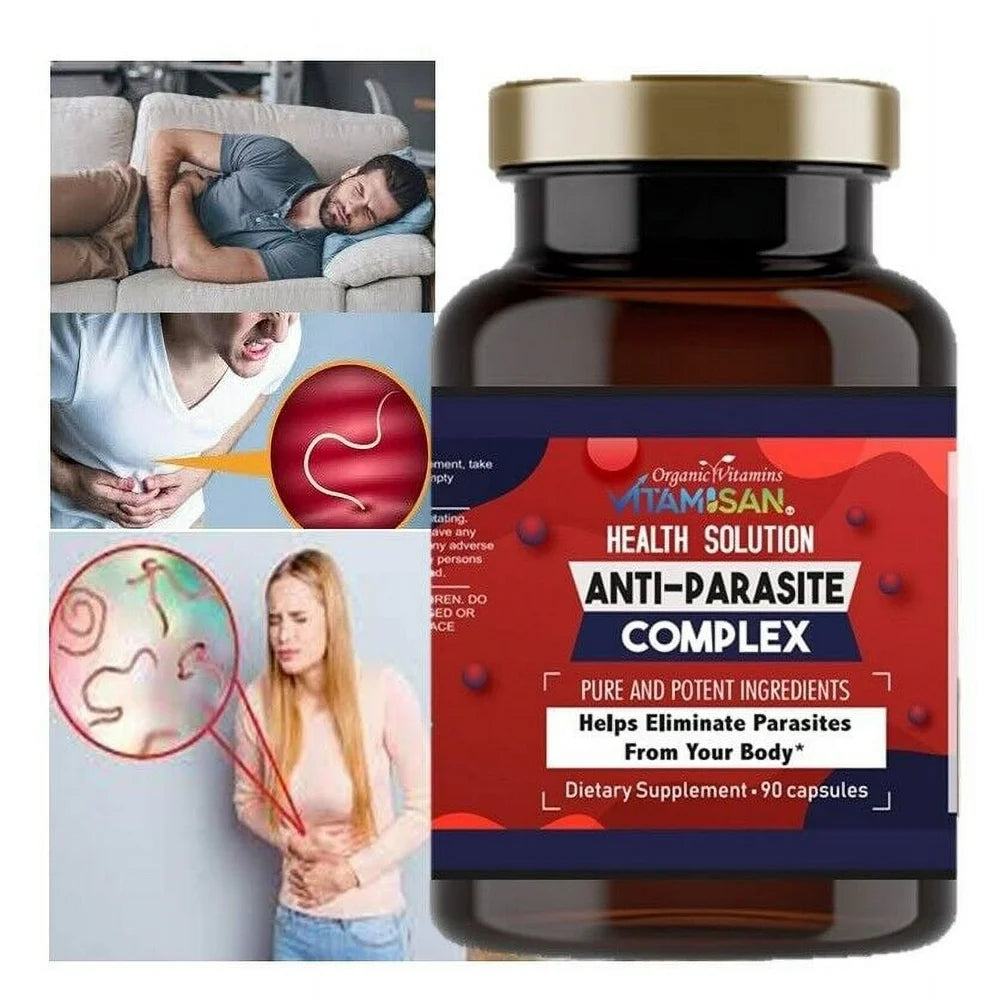 Parasite Cleanse DETOX Liver Colon Yeast Blood Supportcolon Clease 90 Capsules (Pack of 2)