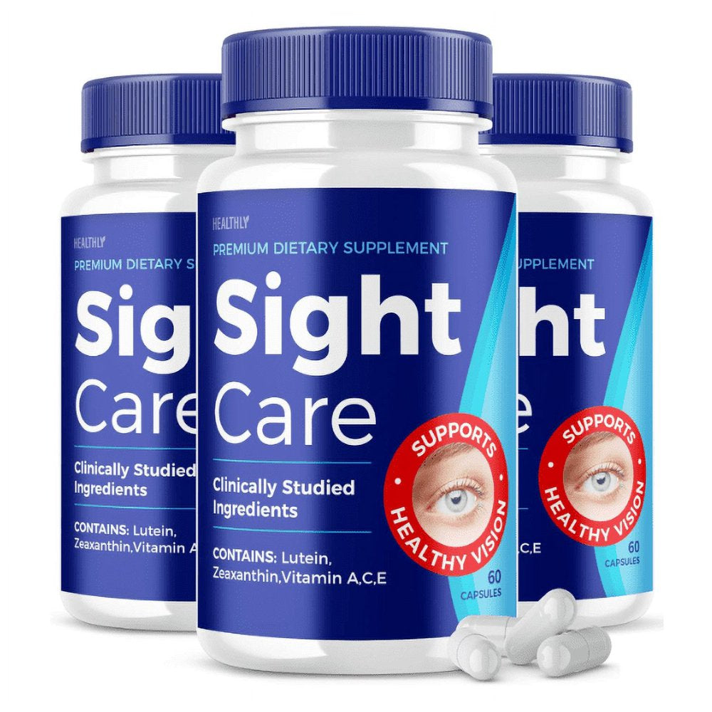 (3 Pack) Sight Care 20/20 Vision Support Vitamins Official Formula Sight Care Supplement Eye Health Formula (180 Capsules)