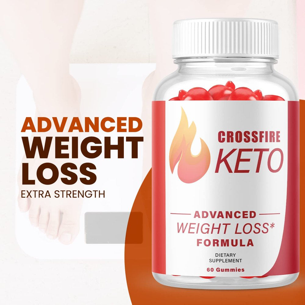 (2 Pack) Crossfire Keto ACV Gummies - Supplement for Weight Loss - Energy & Focus Boosting Dietary Supplements for Weight Management & Metabolism - Fat Burn - 120 Gummies