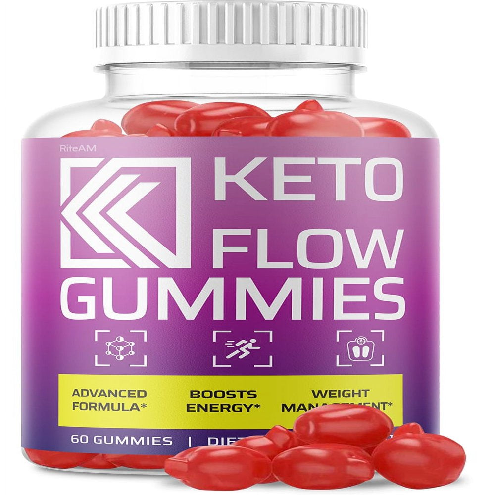 (1 Pack) Keto Flow Gummies - Keto Flo ACV Gummy’S - Supplement for Weight Loss - Energy & Focus Boosting Dietary Supplements for Weight Management & Metabolism - 60 Gummies