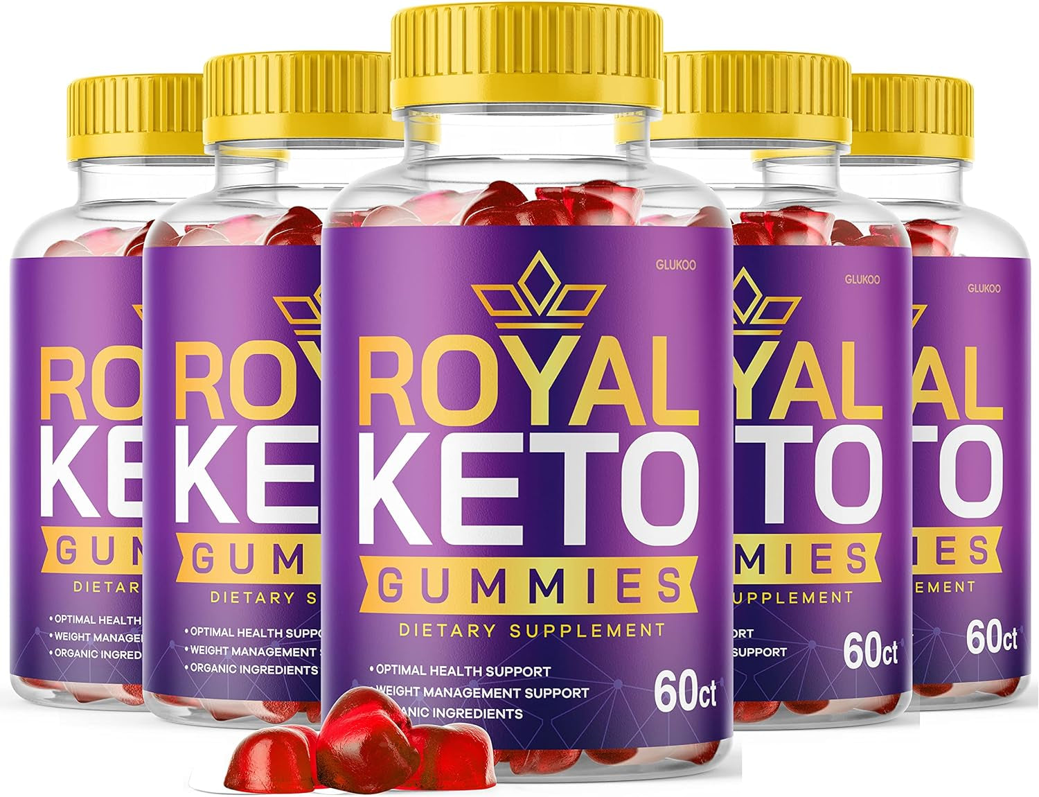 (5 Pack) Royal Keto ACV Gummies - New Advance Formula Royalketo Apple Cider Vinegar Gummys, Advanced Royalgummies Max for Health, Royalgummys, Gummy S For150 Days